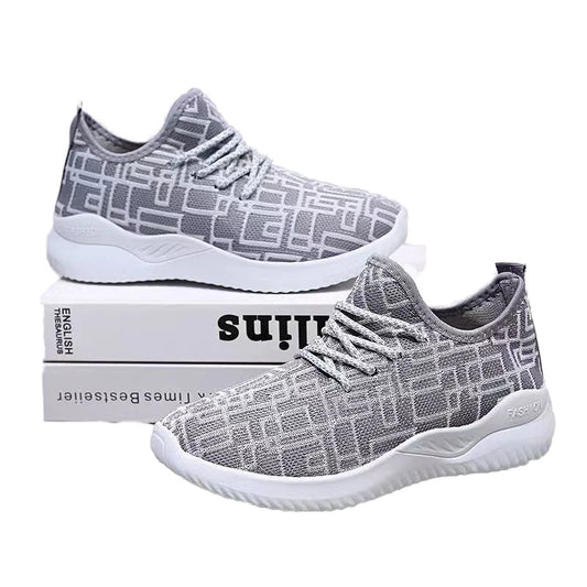 Hongyan Women's Single Thick Sole White Sneakers Autumn Sports Leisure Fashion with Light Weight EVA Insole for Students