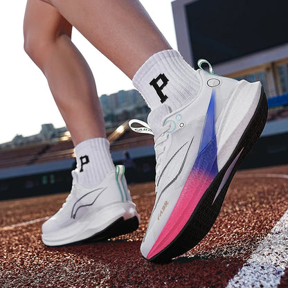 New Soft-soled Shock-absorbing Running Shoes Non-slip Racing Sports Shoes Sports Students Training Special Running Shoes