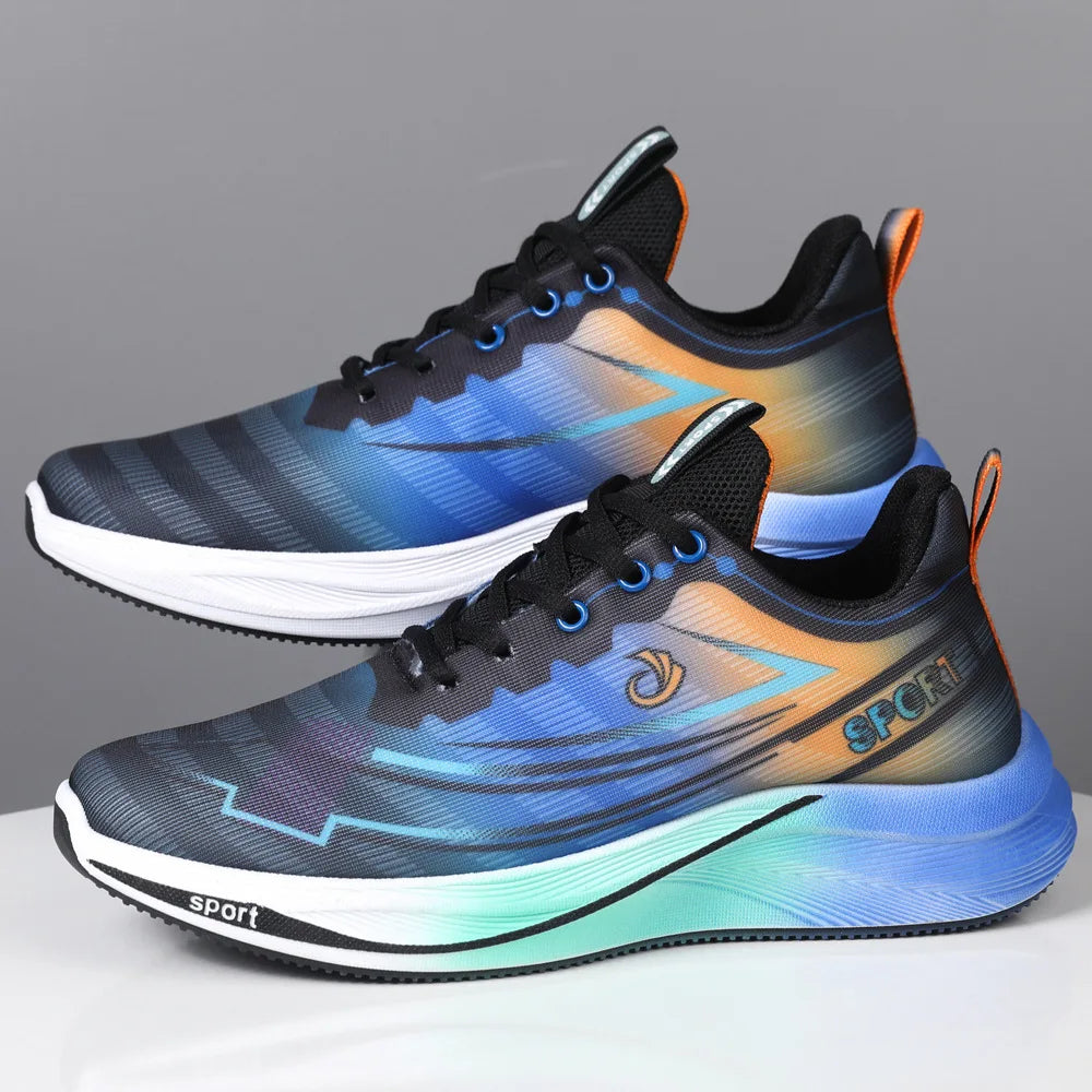 Men's All Seasons New Soft Sole Running Shoes Lightweight Mesh Sneakers with Sturdy Walking Ability