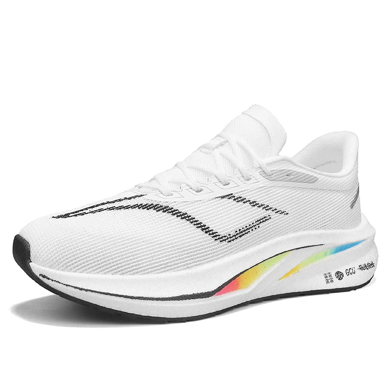 2024 Brand Logo Custom Men Casual Sports Sneakers Mesh Blank Carbon Plate Sole Marathon Jogging Running Walking Shoes for Women