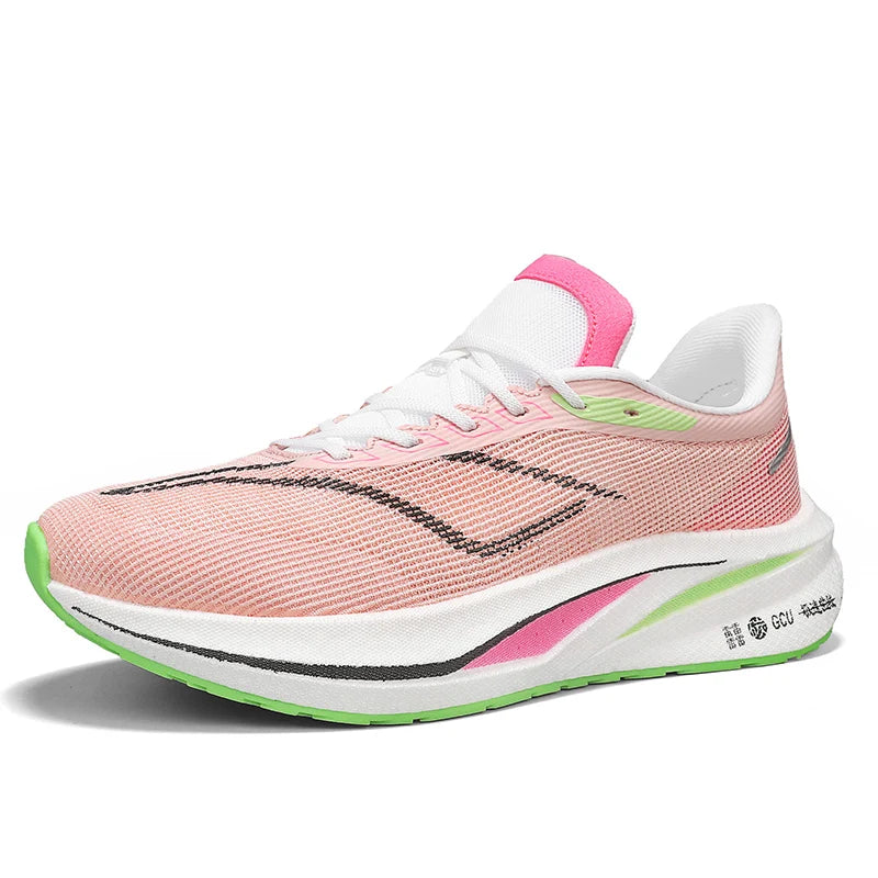 2024 Brand Logo Custom Men Casual Sports Sneakers Mesh Blank Carbon Plate Sole Marathon Jogging Running Walking Shoes for Women