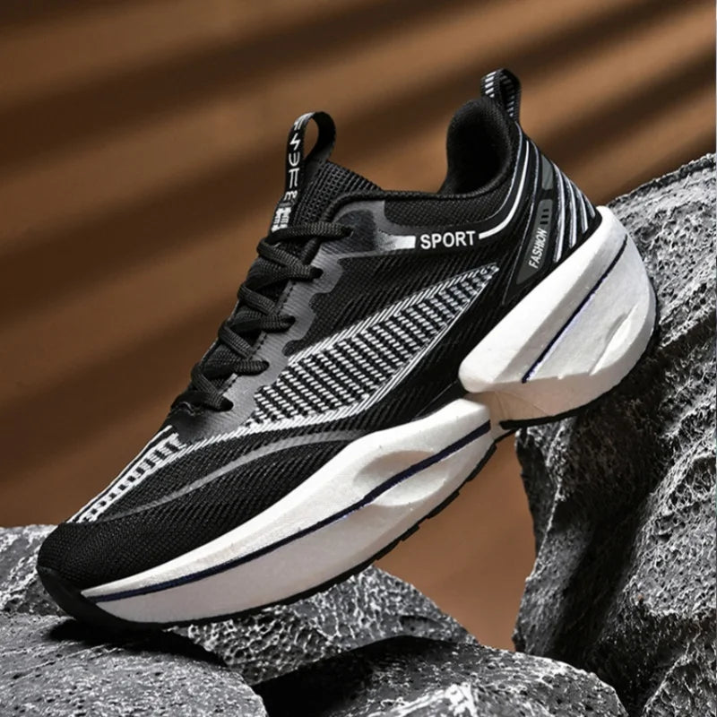 Men's High Quality New Fashion Super Light air Cushion Thick Sole Comfortable Sneakers Trend Outdoor Casual Sneakers