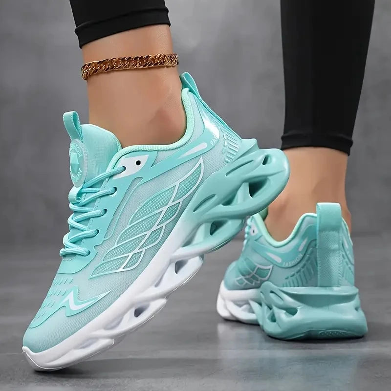 MAEDEF Women's Shoes Men Women Running Sports Shoes Lightweight Mesh Breathable Comfortable Flat Soft Tennis Shoe Sneakers Woman