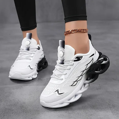 MAEDEF Women's Shoes Men Women Running Sports Shoes Lightweight Mesh Breathable Comfortable Flat Soft Tennis Shoe Sneakers Woman