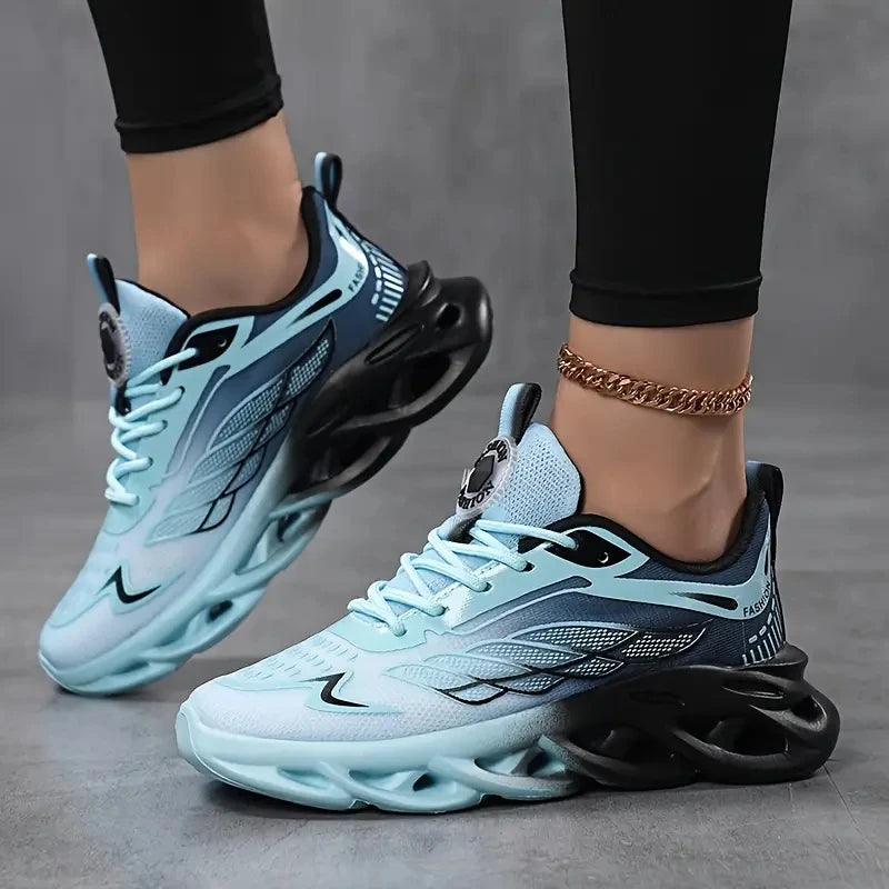 MAEDEF Women's Shoes Men Women Running Sports Shoes Lightweight Mesh Breathable Comfortable Flat Soft Tennis Shoe Sneakers Woman