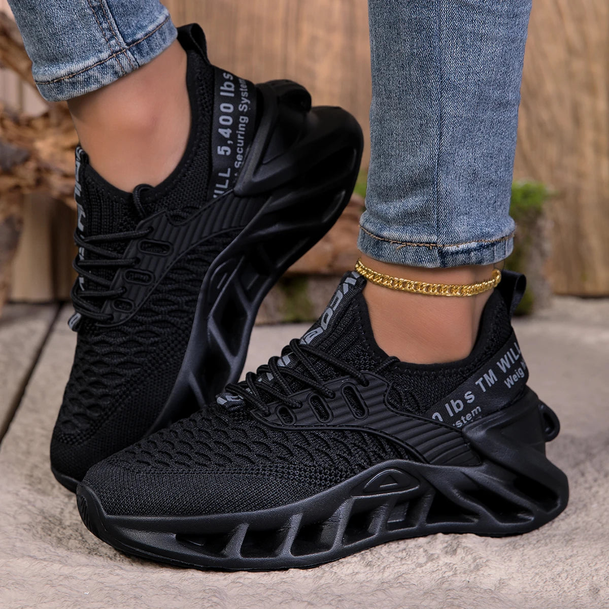 MAEDEF Women's Shoes Men Women Running Sports Shoes Lightweight Mesh Breathable Comfortable Flat Soft Tennis Shoe Sneakers Woman